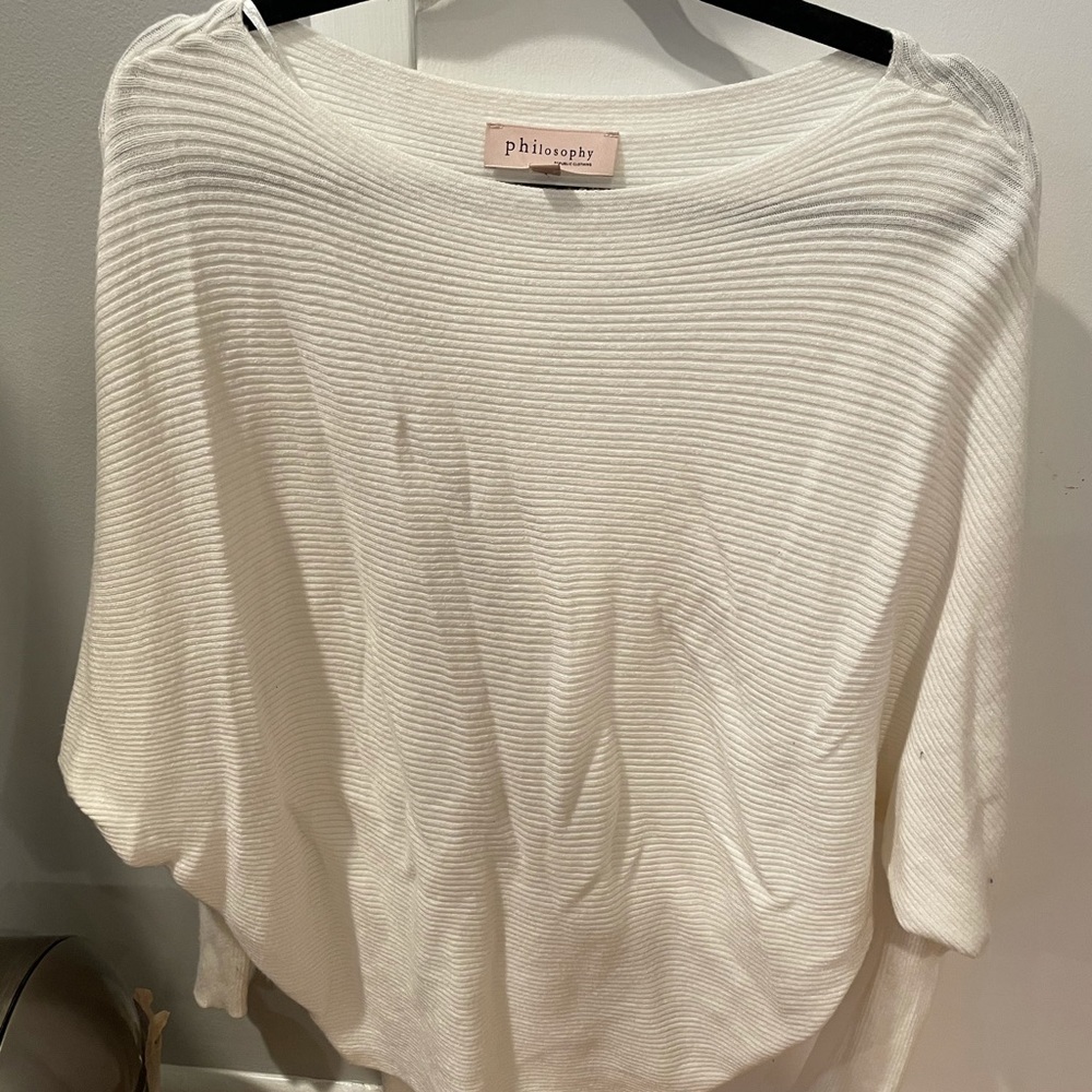 Women’s Philosophy sweater. Soft and cozy.
